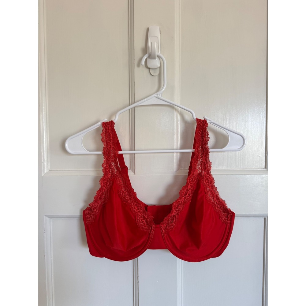Wacoal Red Softly Styled Underwire Bra 855301 size 38D